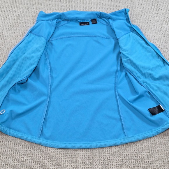 Marmot Tempo Vest Lightweight Full Zip Blue Women's XL - Picture 3 of 10